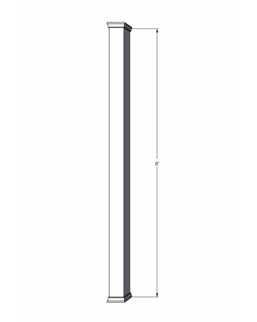 PVC Post Cover for 4" Post