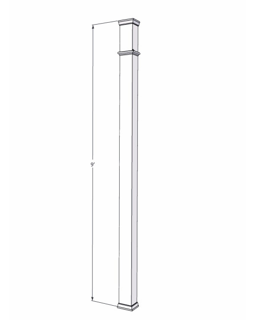 PVC Post Cover for 4" Post