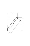 PVC Crown Moulding 4"