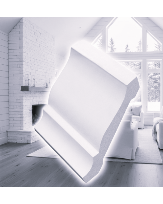 PVC Crown Moulding 4"