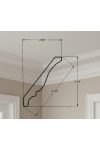PVC Crown Moulding 4"