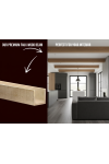 Faux Farmhouse Ceiling Beam (U-Shaped)