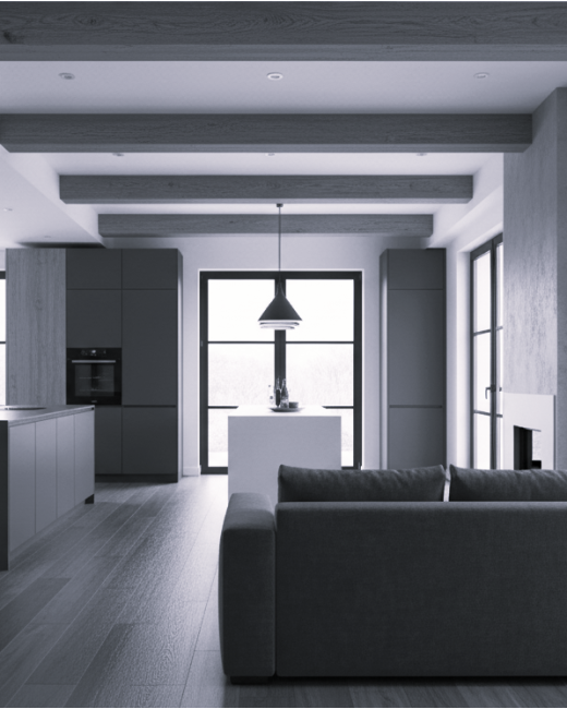 Faux Farmhouse Ceiling Beam (U-Shaped)