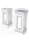 18" PVC Pedestal