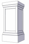 18" PVC Pedestal