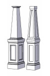 18" PVC Pedestal