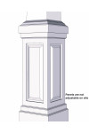 Craftsman Raised Panel Combination Column