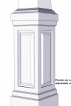 Craftsman Raised Panel Combination Column