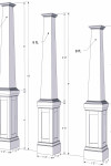 Craftsman Shaker Combination Column