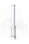 Craftsman Shaker Combination Column