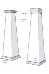 Craftsman Shaker Combination Column