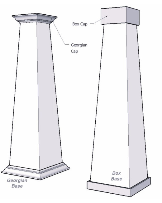 Craftsman Shaker Combination Column