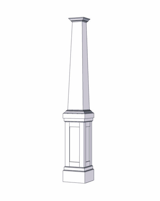 Craftsman Shaker Combination Column