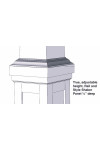 Craftsman Shaker Combination Column