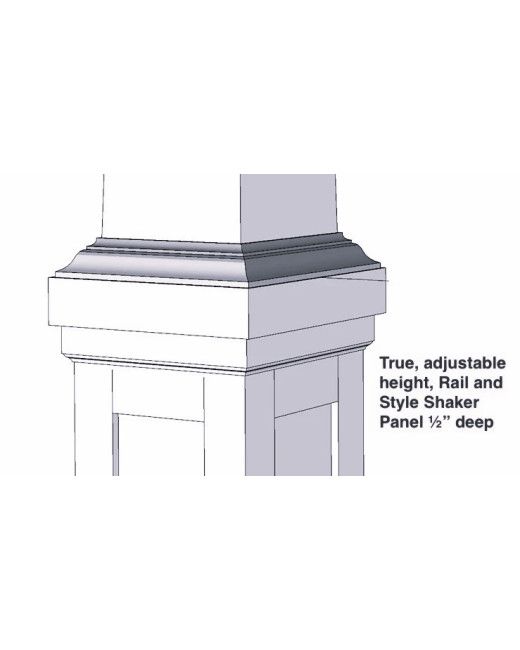 Craftsman Shaker Combination Column