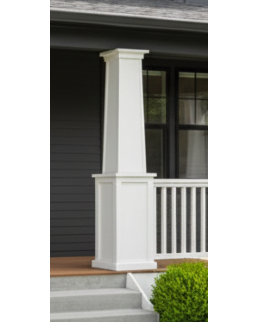14" Shaker Panel PVC Pedestal