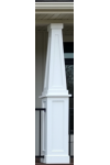 14" Shaker Panel PVC Pedestal