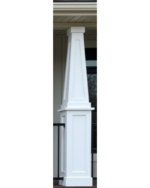 14" Shaker Panel PVC Pedestal