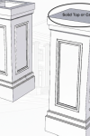 18" PVC Pedestal