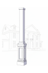 18" PVC Pedestal