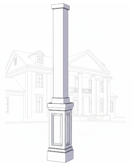 18" PVC Pedestal