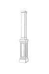 Craftsman Raised Panel Combination Column