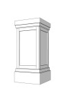 18" PVC Pedestal