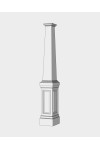 Craftsman Raised Panel Combination Column