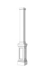 Pedestal Column Wrap Raised Panel