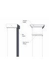 Pedestal Column Wrap Raised Panel