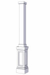 Pedestal Column Wrap Raised Panel