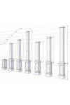 Pedestal Column Wrap Shaker Panel