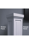 Pedestal Column Wrap Shaker Panel