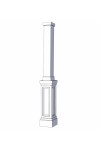 Pedestal Column Wrap Tall Raised Panel Pedestal