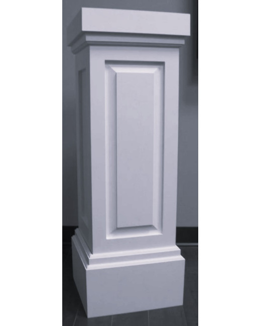 Pedestal Column Wrap Tall Raised Panel Pedestal