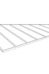 V-Grooved PVC Sheet 1/2" Thick