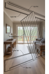 MDF Shiplap V-Grooved Wainscoting Kit