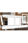 MDF RAISED Panel Wainscoting Kit