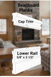 Vinyl Beadboard Wainscoting Kit