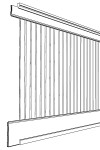 MDF Beadboard Wainscoting Kit