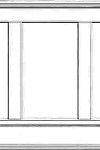 MDF FLAT Paneled Wainscoting Kit