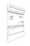 Vinyl Beadboard Wainscoting Kit