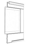 MDF RAISED Panel Wainscoting Kit