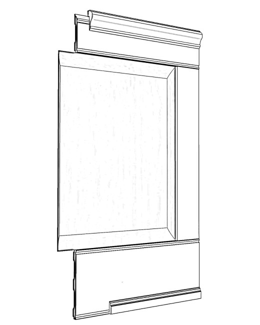 MDF RAISED Panel Wainscoting Kit
