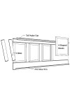 MDF RAISED Panel Wainscoting Kit