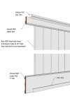 MDF Shiplap V-Grooved Wainscoting Kit