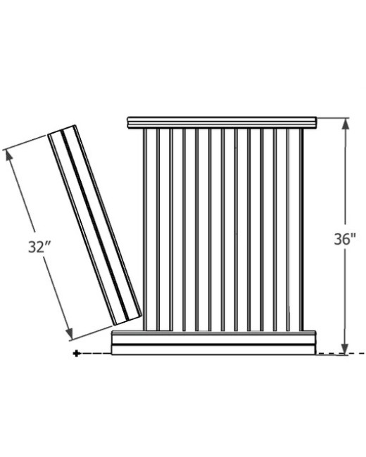Vinyl Beadboard Wainscoting Kit