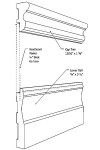 Vinyl Beadboard Wainscoting Kit